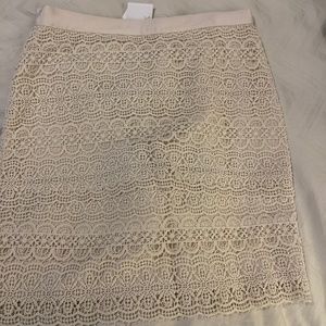 Nude Lace skirt brand new